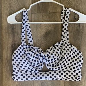 Crop top polka dot